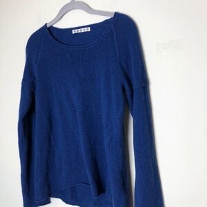 Kokun Blue 100% Cashmere Sweater